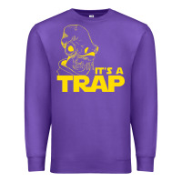Purple it's a trap Premium Sweatshirt - linhVisuals