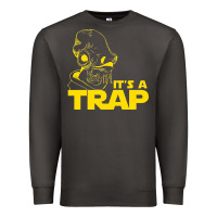 Smoke it's a trap Premium Sweatshirt - linhVisuals