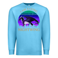 Ocean Blue wings of fire i am a lying nightwing vintage Premium Sweatshirt - linhVisuals