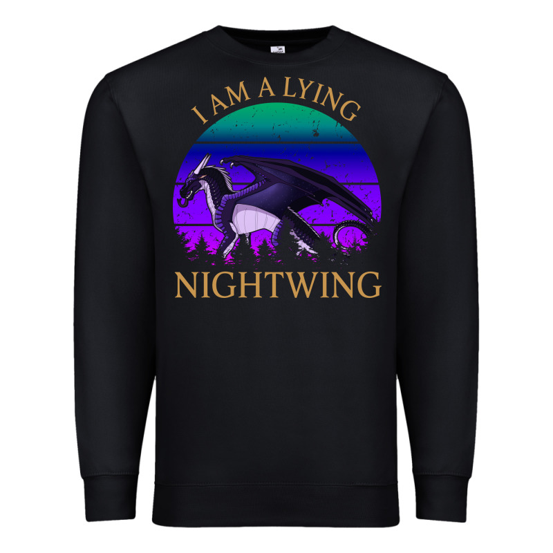 Wings Of Fire I Am A Lying Nightwing Vintage Premium Sweatshirt by linhVisuals | Teevron