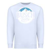 White premium busch Premium Sweatshirt - linhVisuals