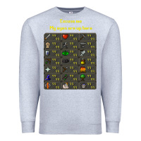 Heather Grey runescape game Premium Sweatshirt - linhVisuals