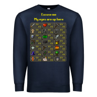 Navy runescape game Premium Sweatshirt - linhVisuals