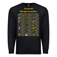 Black runescape game Premium Sweatshirt - linhVisuals