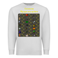 Dove Grey runescape game Premium Sweatshirt - linhVisuals