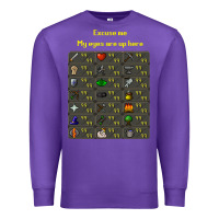 Purple runescape game Premium Sweatshirt - linhVisuals