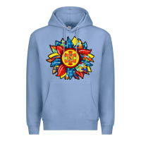 Colony Blue autism sunflower Premium Hoodie - RacoonDesign