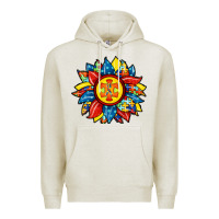 Oatmeal Heather autism sunflower Premium Hoodie - RacoonDesign