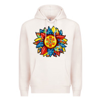 Pale Pink autism sunflower Premium Hoodie - RacoonDesign
