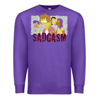 Purple sadgasm Premium Sweatshirt - linhVisuals