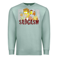 Seafoam sadgasm Premium Sweatshirt - linhVisuals