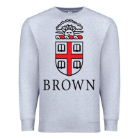 Heather Grey brown university Premium Sweatshirt - linhVisuals