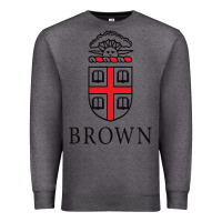 Charcoal Heather brown university Premium Sweatshirt - linhVisuals