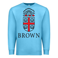 Ocean Blue brown university Premium Sweatshirt - linhVisuals