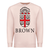 Pale Pink brown university Premium Sweatshirt - linhVisuals