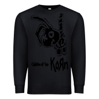 Black k o r n classic Premium Sweatshirt - linhVisuals