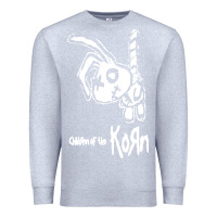 Heather Grey k o r n classic Premium Sweatshirt - linhVisuals