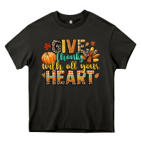 Asphalt give thanks with all your heart Heavy Core Tee - CowGirlArtShop