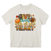 Cream give thanks with all your heart Heavy Core Tee - CowGirlArtShop