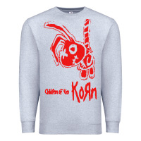 Heather Grey k o r n classic Premium Sweatshirt - linhVisuals