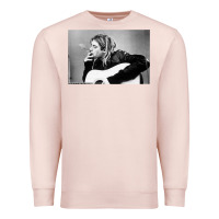 Pale Pink kurt smoking Premium Sweatshirt - linhVisuals