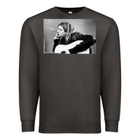 Smoke kurt smoking Premium Sweatshirt - linhVisuals