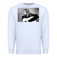 White kurt smoking Premium Sweatshirt - linhVisuals