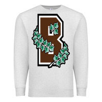 Oatmeal Heather brown university Premium Sweatshirt - linhVisuals