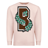 Pale Pink brown university Premium Sweatshirt - linhVisuals