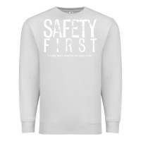 Dove Grey safety first science teacher Premium Sweatshirt - linhVisuals
