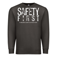 Smoke safety first science teacher Premium Sweatshirt - linhVisuals