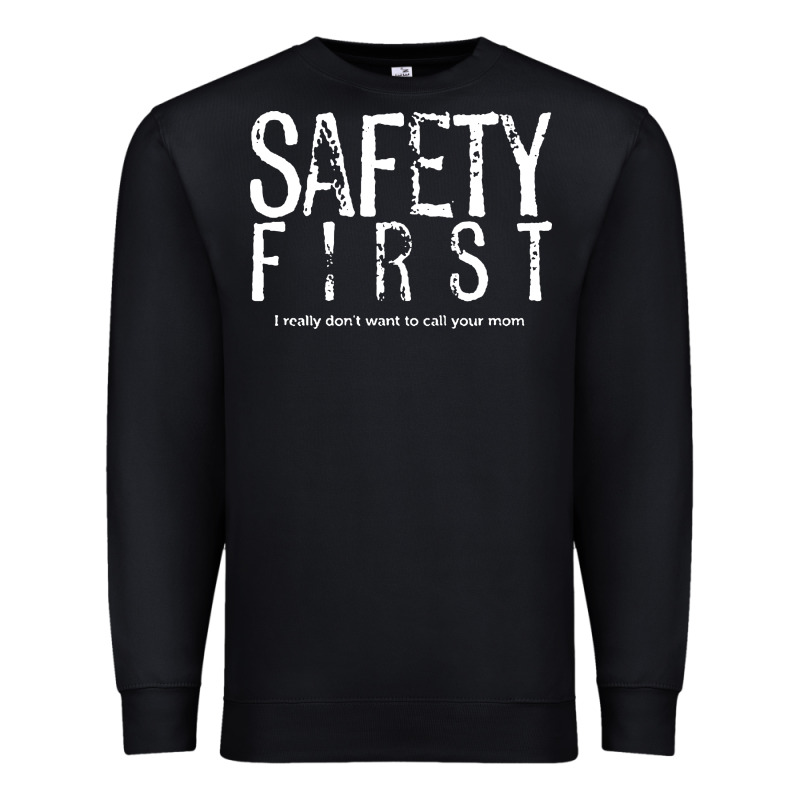 Safety First Science Teacher Premium Sweatshirt by linhVisuals | Teevron