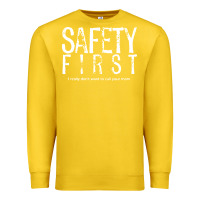 Lemon safety first science teacher Premium Sweatshirt - linhVisuals