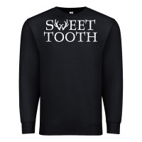 Black Sweet Tooth Premium Sweatshirt - linhVisuals