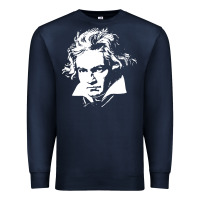 Navy beethoven Premium Sweatshirt - linhVisuals