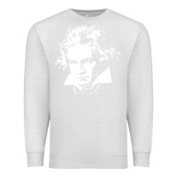 Oatmeal Heather beethoven Premium Sweatshirt - linhVisuals