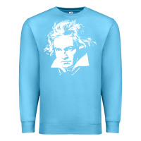Ocean Blue beethoven Premium Sweatshirt - linhVisuals