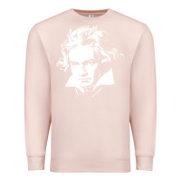 Pale Pink beethoven Premium Sweatshirt - linhVisuals