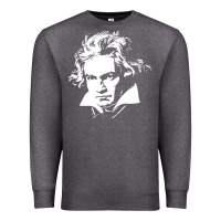 Charcoal Heather beethoven Premium Sweatshirt - linhVisuals