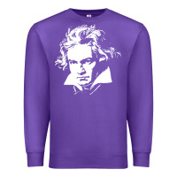 Purple beethoven Premium Sweatshirt - linhVisuals