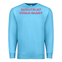 Ocean Blue satan is my sugar daddy Premium Sweatshirt - linhVisuals