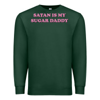 Sports Green satan is my sugar daddy Premium Sweatshirt - linhVisuals