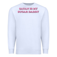 White satan is my sugar daddy Premium Sweatshirt - linhVisuals