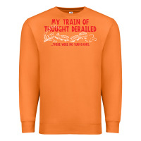 Carrot my train of thought derailed Premium Sweatshirt - linhVisuals