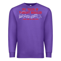 Purple my train of thought derailed Premium Sweatshirt - linhVisuals