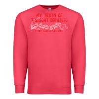 Cardinal my train of thought derailed Premium Sweatshirt - linhVisuals