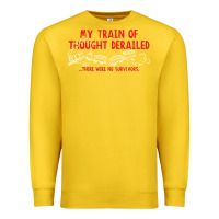Lemon my train of thought derailed Premium Sweatshirt - linhVisuals