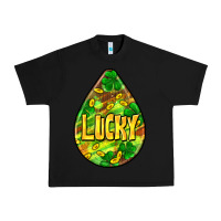 Black St.patrick's teardrop earrings Urban Heavy Tee - FaDigitalArtStudio