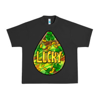 Pigment Black St.patrick's teardrop earrings Urban Heavy Tee - FaDigitalArtStudio