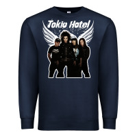 Navy Tökiö Hötél Pesonnel Premium Sweatshirt - linhVisuals